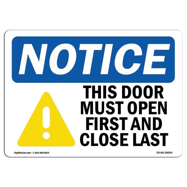 Safety Sign, OSHA Notice, 7